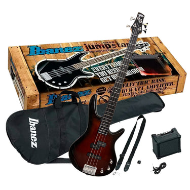Paquete Bajo Electrico Ibanez Ijsr190n-wns Sdgr Jumpstar Marron
